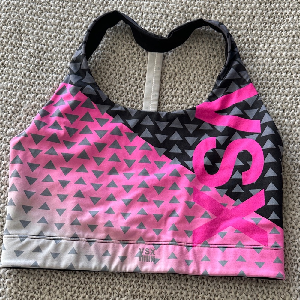 VSX fun designed sports bra with unique back style